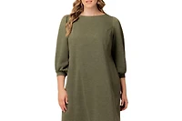 Kiyonna Plus Madison Sweater Knit Shift Dress