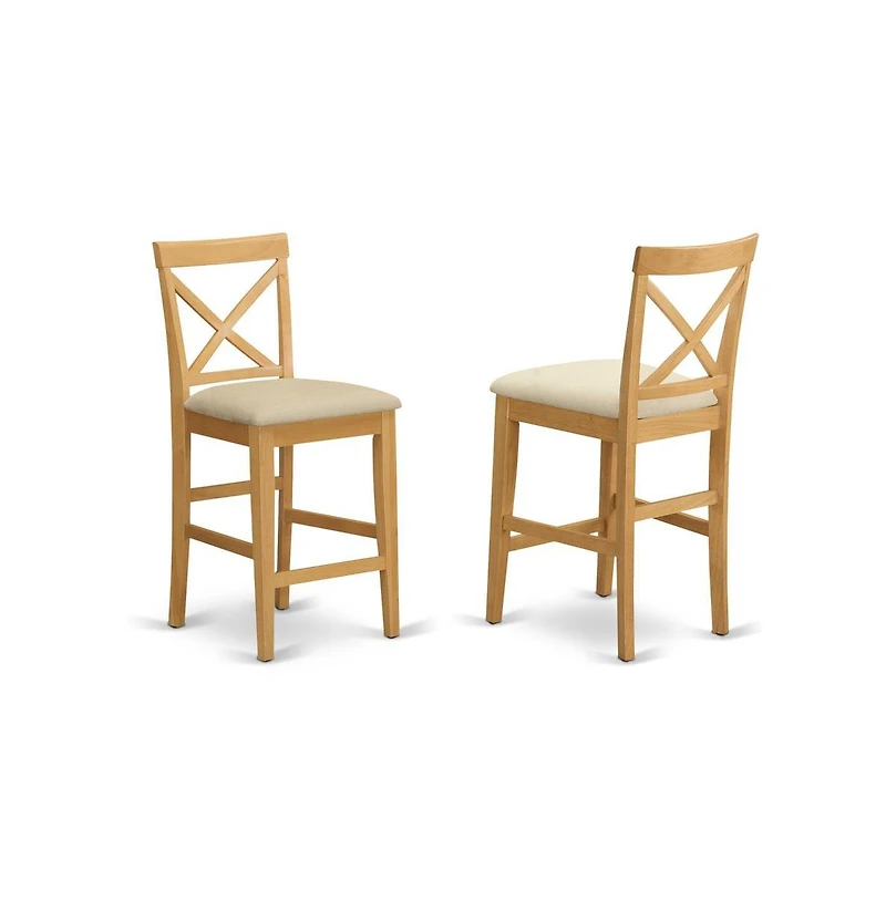 East West Furniture 5 Pc Dining counter height set-pub Table and 4 counter height stool