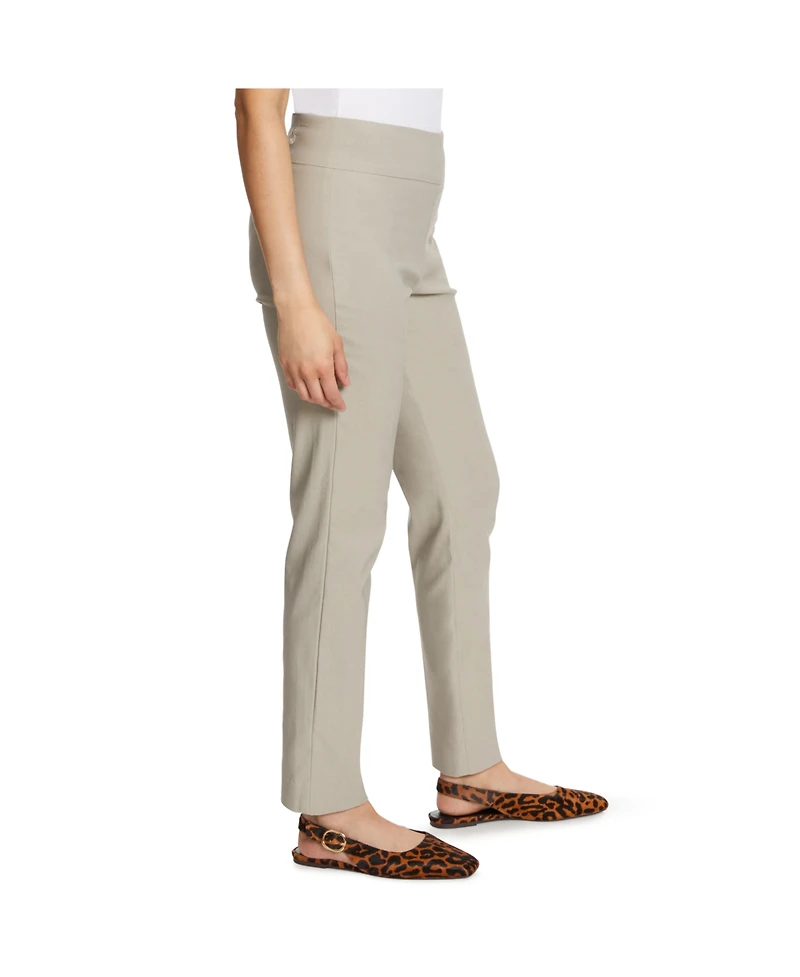 Gloria Vanderbilt Women's Tummy-Control Pull-On Slim Trousers