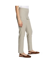 Gloria Vanderbilt Women's Tummy-Control Pull-On Slim Trousers