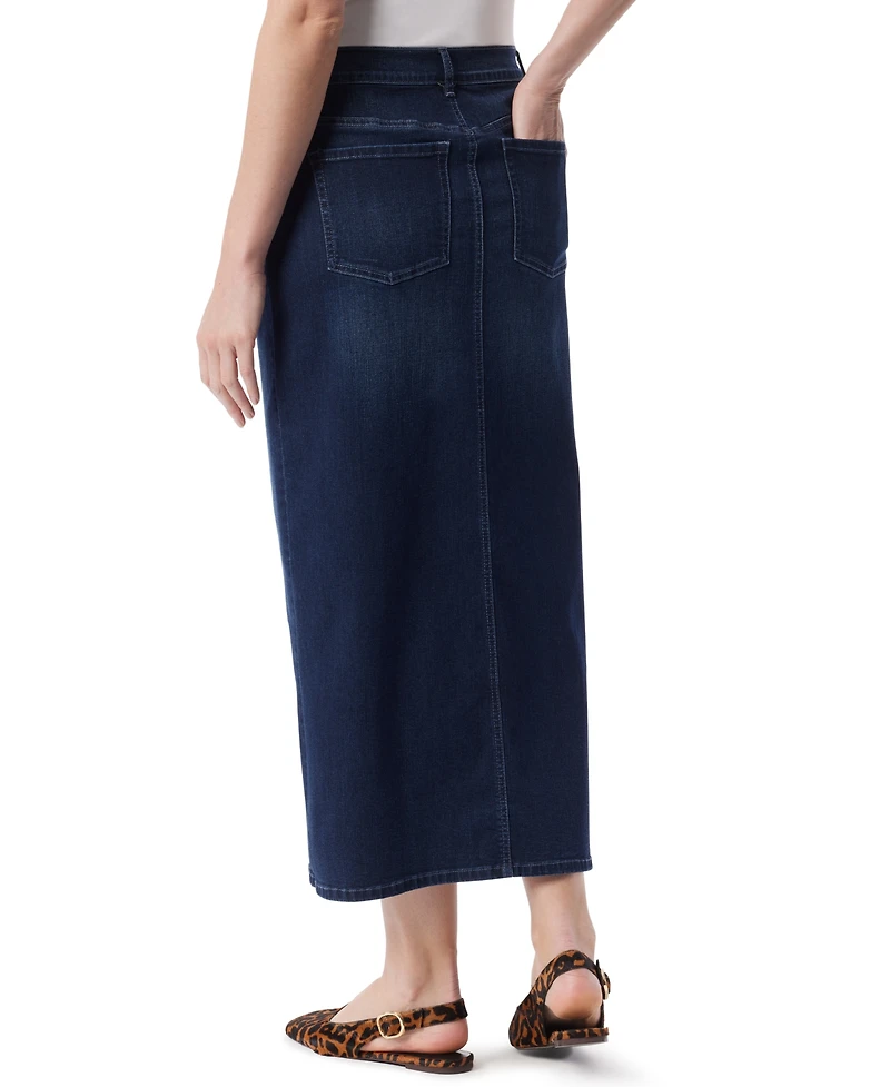 Gloria Vanderbilt Women's Five Pocket Straight Cut Maxi Skirt