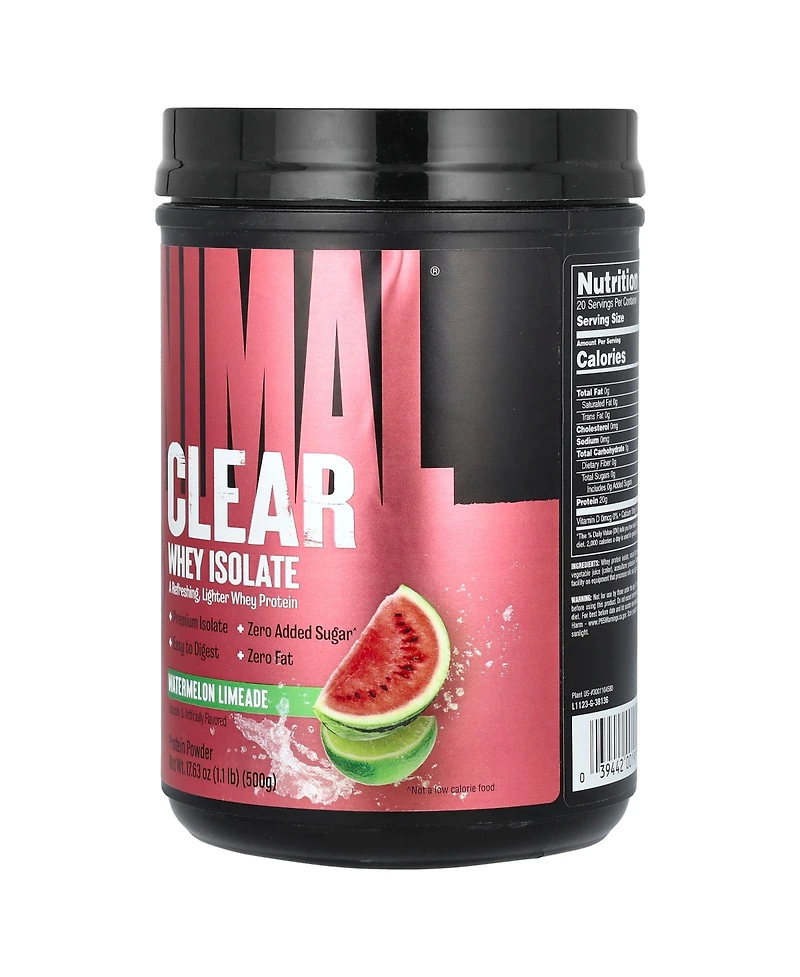 Animal Clear Whey Isolate Watermelon Limeade