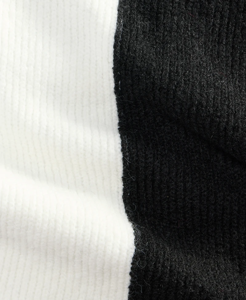 On 34th Brushed Rib Colorblocked Scarf, Macy's Exclusive
