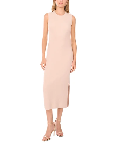 1.state Women's Crewneck Sleeveless Knit Midi Dress