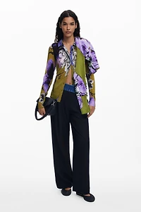 Desigual Women's Buttoned T-shirt designed by Mr. Christian Lacroix
