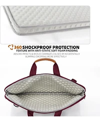 Slim 17.3 inch Laptop Bag Sleeve Carrying Case with Shoulder Strap