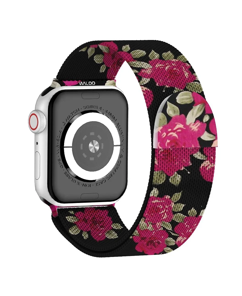 Waloo Floral Magnetic Mesh Replacement Band for Apple Watch
