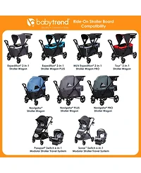 Baby Trend Ride-On Stroller Board Black