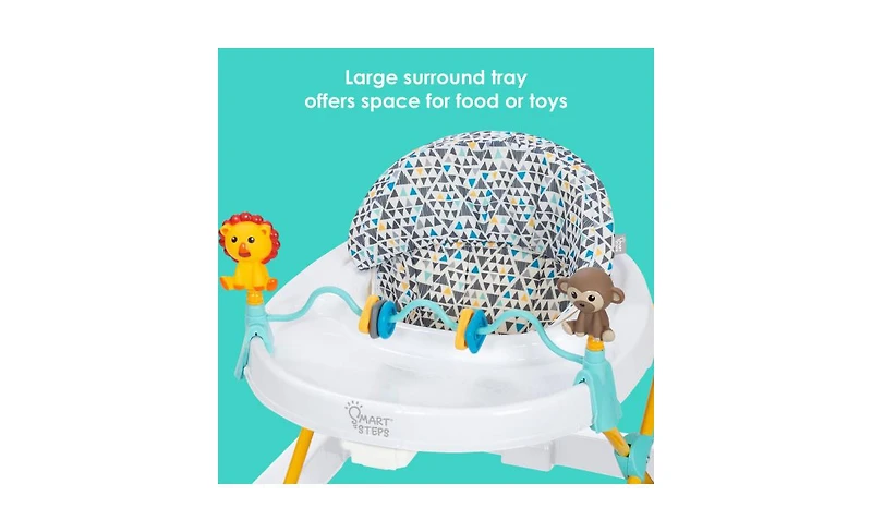 Baby Trend Walker - Zoo-ometry White