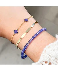 The Lovery Tanzanite Bead Bracelet 14K Gold