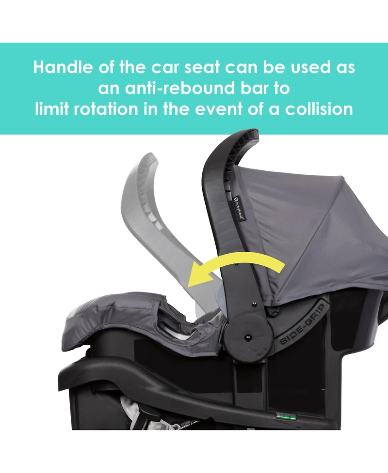 Baby Trend Baby Venture 3-Wheel Stroller Travel System - Stellar Grey