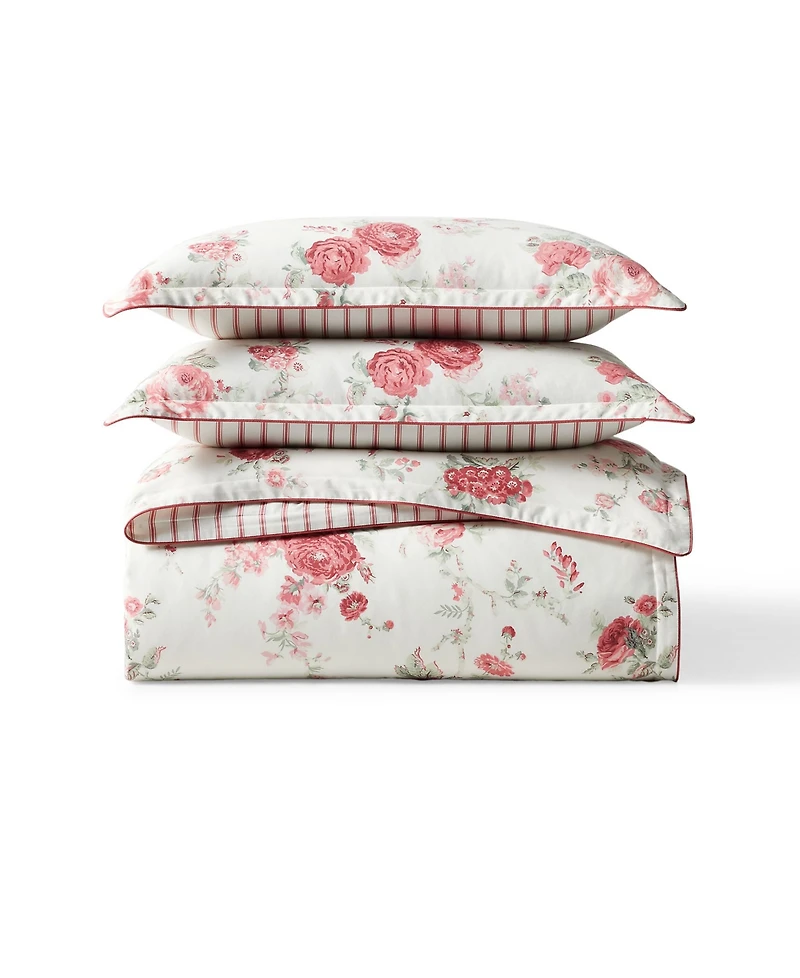 Lauren Ralph Lauren Sofia Cotton Sateen 3-Pc. Comforter Set, Full/Queen