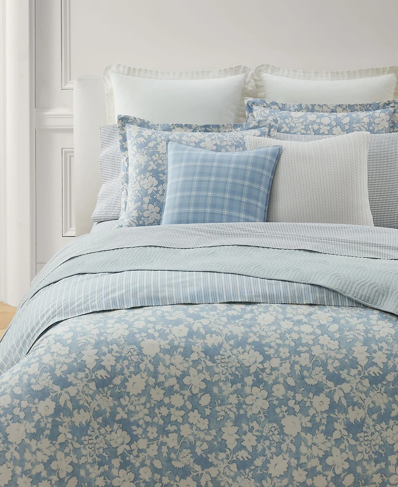 Lauren Ralph Heather Reversible 3-Pc. Comforter Set, King