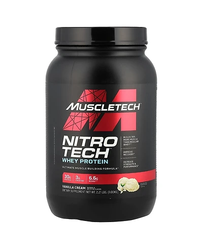 MuscleTech Nitro-Tech Whey Protein Vanilla Cream