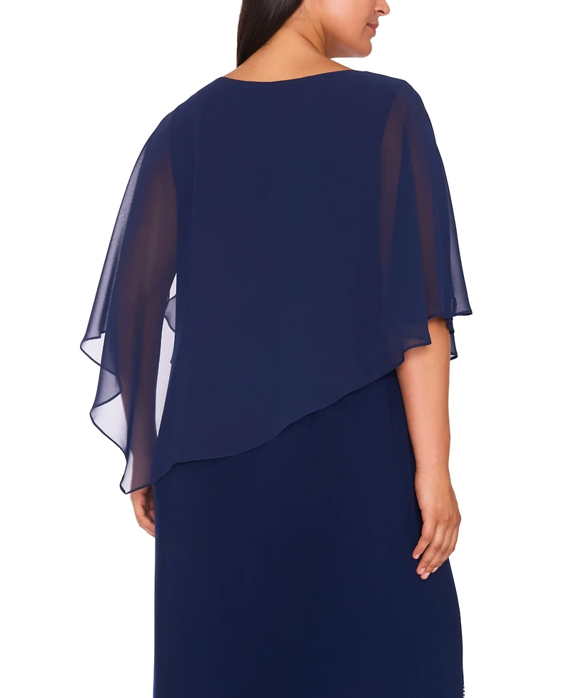 Msk Plus-Size Women's Faraj Maxi Dress