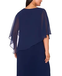Msk Plus-Size Women's Faraj Maxi Dress