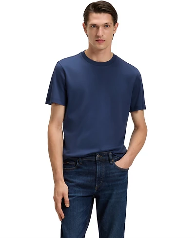 Boss by Hugo Men's Regular-Fit Mercerized-Cotton T-Shirt