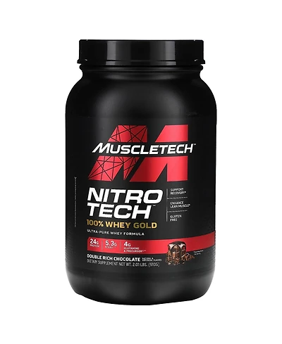 MuscleTech Nitro-Tech 100% Whey Gold Double Rich Chocolate