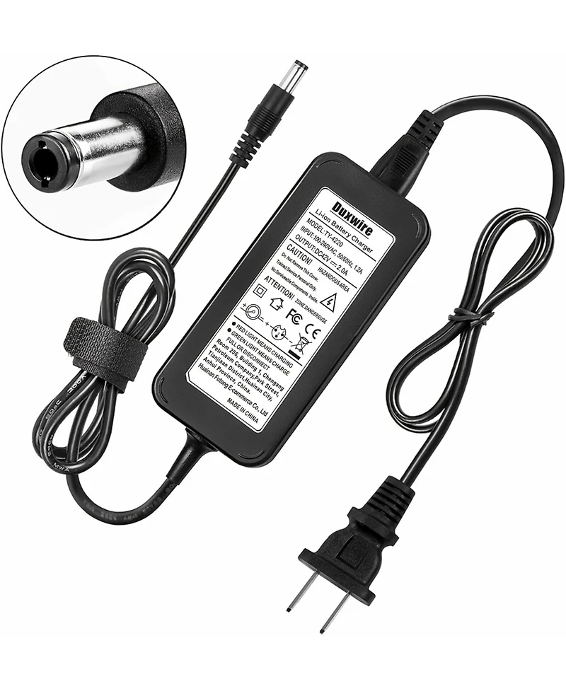 Urbanmax 42V 2A Electric Scooter Charger, Replacement for 36V Lithium Battery