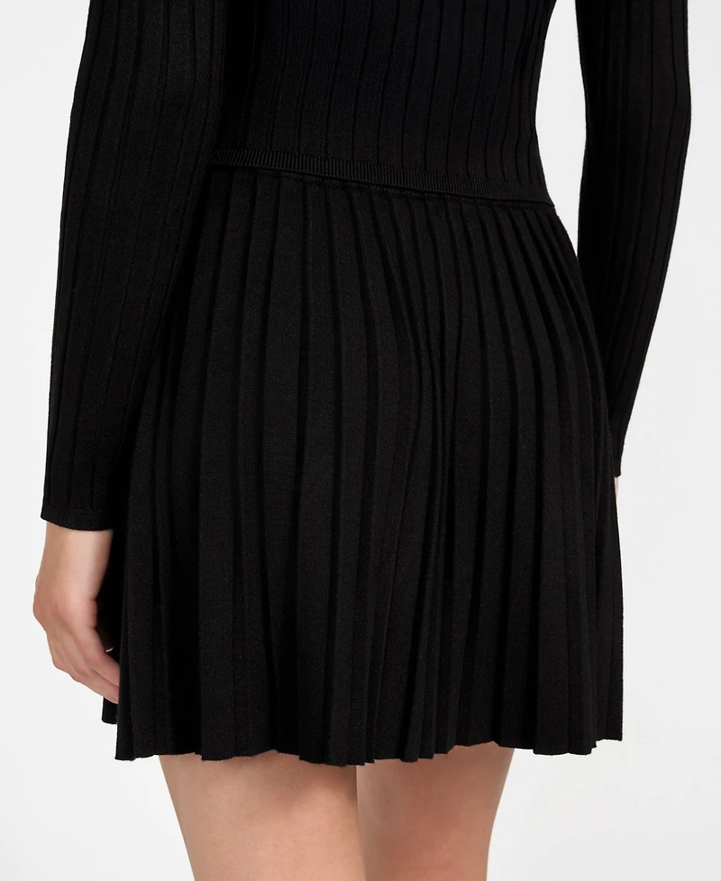 Guess Women's Pleated Miranda Sweater Skirt