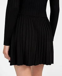 Guess Women's Pleated Miranda Sweater Skirt