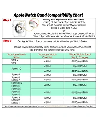 Waloo Silicone Link Looped Replacement Band for Apple Watch