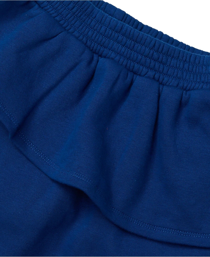 Lands' End Girls Tiered Fleece Skort