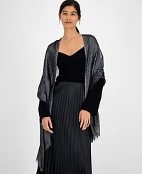 I.n.c. International Concepts Women's Shimmer Wrap Scarf, Created for Macy's