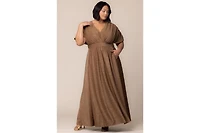 Kiyonna Plus Size Geneva Sparkling Evening Gown