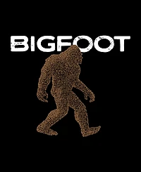 La Pop Art Plus Bigfoot Word V-Neck T-Shirt