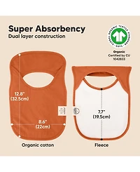 KeaBabies Baby Boys 8-Pack Bibs for Boys, Girls, Pull-on Drool Bib Unisex