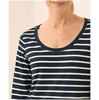 Pact Organic Cotton Softspun Long Sleeve Scoop Neck Tee