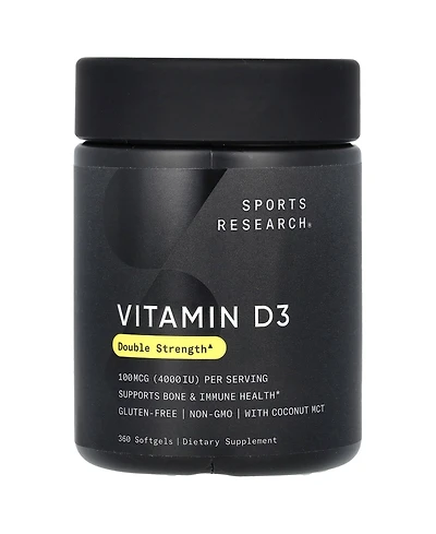 Sports Research Vitamin D3 100 mcg (4 000 Iu)