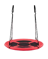 2-in-1 40 Inch Kids Hanging Chair with Detachable Swing Tent Set