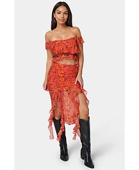 Ruffle Fringe Top