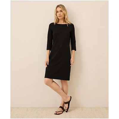 Pact Organic Cotton Softspun Boat Neck Dress