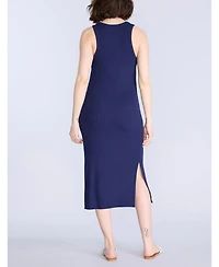 Motherhood Maternity Crew Neck Sleeveless Racerback Midi Dress
