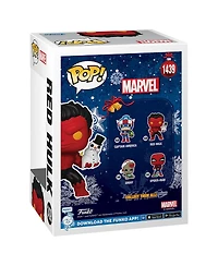 Funko Marvel 1439 Red Hulk Holiday Pop Vinyl Bobblehead
