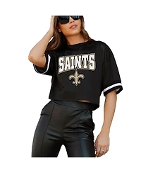 Gameday Couture Women's Black New Orleans Saints Game Face Fashion Jersey