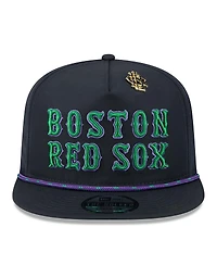 New Era Men's Navy Boston Red Sox 2025 Big League Chew Golfer Snapback Hat