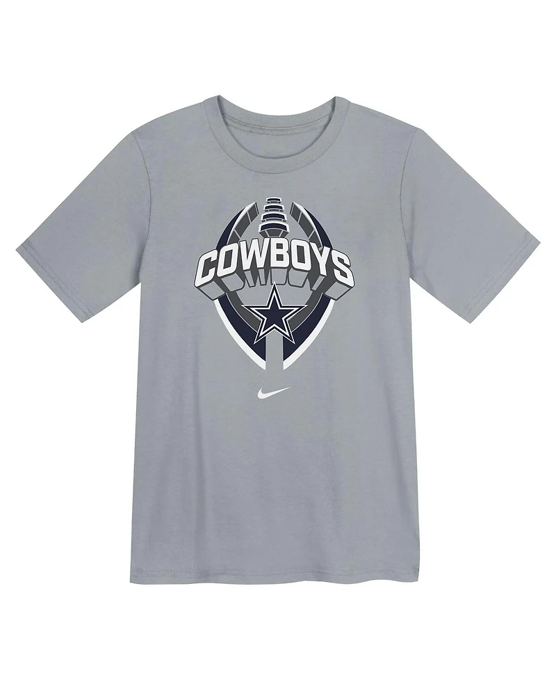 Nike Preschool Gray Dallas Cowboys Icon Legend Performance T-Shirt