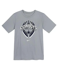 Nike Preschool Gray Dallas Cowboys Icon Legend Performance T-Shirt