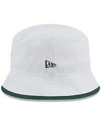 New Era Men's White Green Bay Packers 2025 Nfl Training Camp Stretch Bucket Hat
