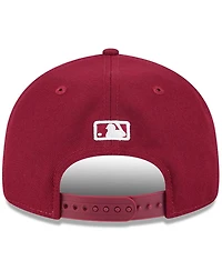 New Era Men's Maroon Philadelphia Phillies Baseball Hall of Fame Retro Crown 9FIFTY Adjustable Hat