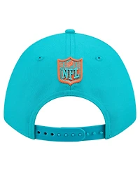 New Era Men's Aqua Miami Dolphins Team Collection 9FORTY M-Crown Adjustable Hat