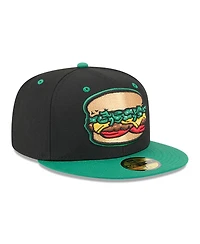 New Era Men's Black Albuquerque Isotopes Theme Nights 59FIFTY Fitted Hat