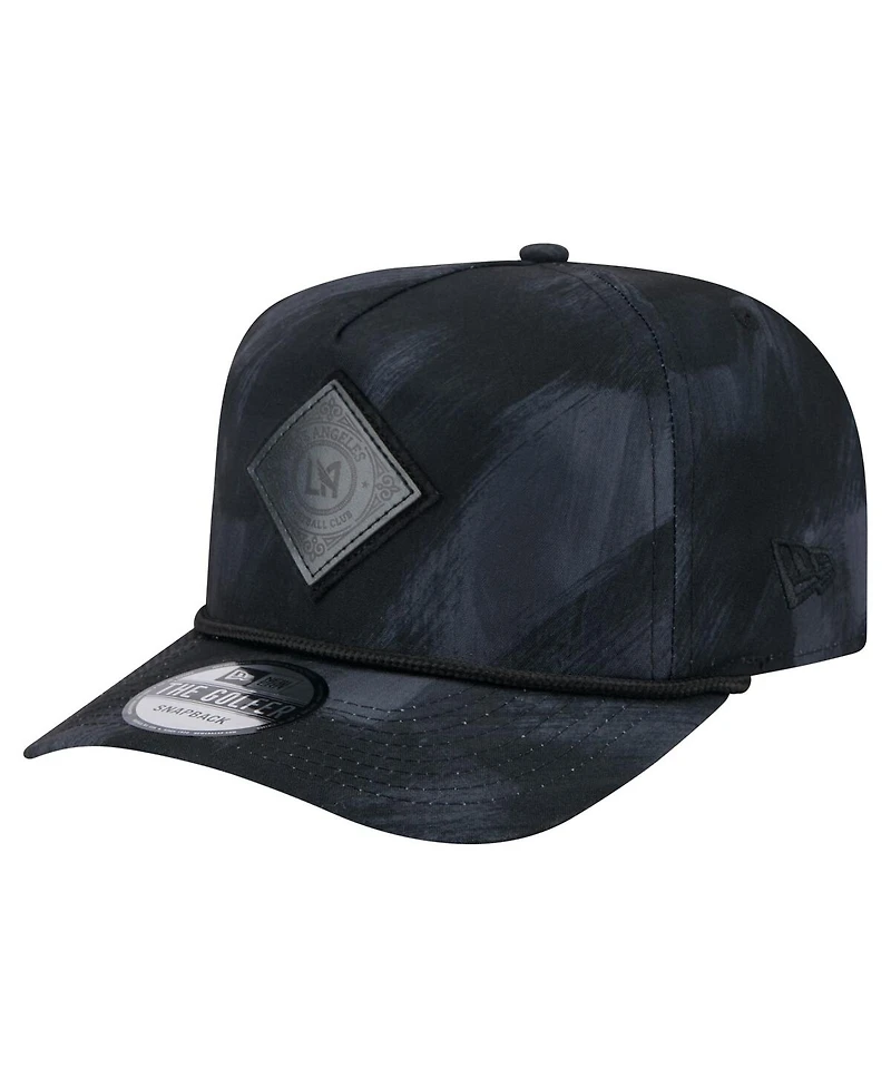 New Era Men's Black Lafc Golfer Snapback Hat