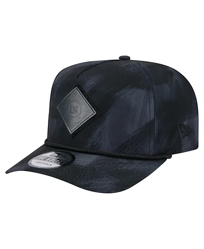 New Era Men's Black Lafc Golfer Snapback Hat
