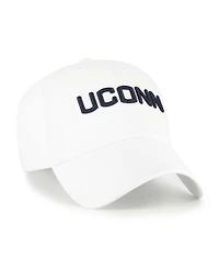 '47 Brand Men's White UConn Huskies Clean Up Adjustable Hat