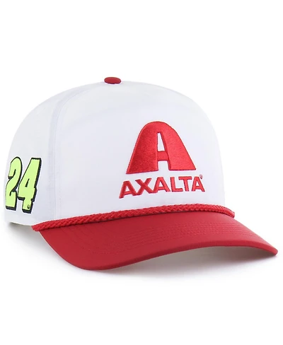 '47 Brand Men's White/Red William Byron Brrr Axalta Rope Hitch Adjustable Hat